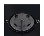 SOGA Portable Korean BBQ Butane Gas Stove Stone Grill Plate Non Stick Coated Round