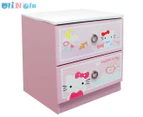 Oli And Ola Hello Kitty Kids' Bedside Table - Pink