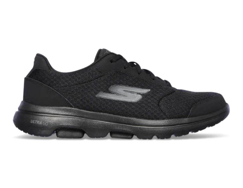 Skechers Men's GoWalk 5 Sneakers Black/Black | Catch.com.au