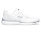 Skechers Women's Bountiful Sneakers - White/Silver 1