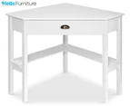 HelloFurniture Ronan Corner Desk - White