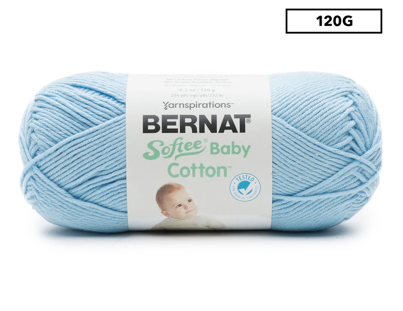 Bernat Softee Baby Cotton Knitting Yarn 120g - Dusky Sky