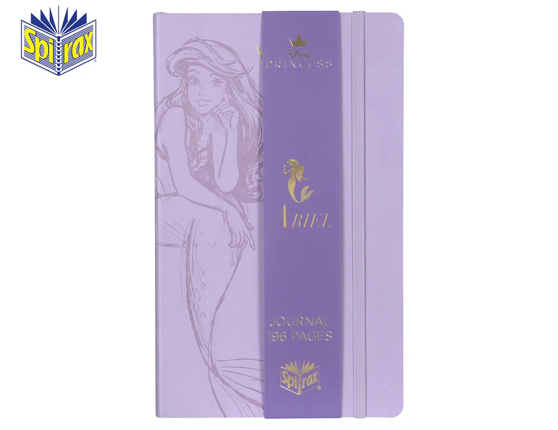 Spirax A5 Disney Princess Ariel Journal - Purple