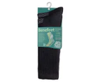 Jack Of All Trades Men's Benefeet Bamboo Therapy Socks 2-Pack - Black