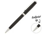 Derofe Metal Ballpoint Connoisseur Pen - Black/Chrome