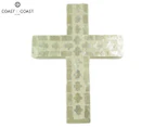 Coast To Coast Home 26cm Cheyenne Inlay Cross - Ivory