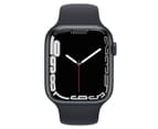 Apple Watch Series 7 (GPS) 45mm Midnight Aluminium Case with Midnight Sport Band 2
