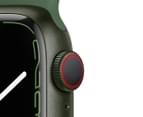 Apple Watch Series 7 (GPS + Cellular) 41mm Green Aluminium Case with Clover Sport Band 3