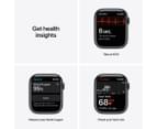 Apple Watch Series 7 (GPS) 45mm Midnight Aluminium Case with Midnight Sport Band 5