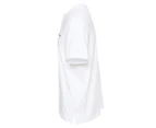 Slazenger Men's Nile Core Tee / T-Shirt / Tshirt - White/Black