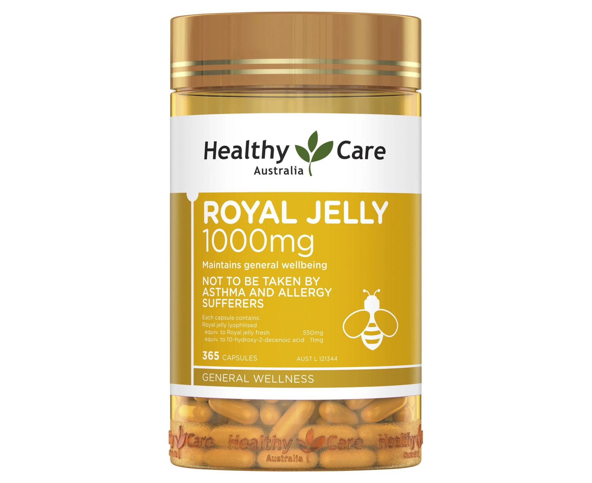 Healthy Care Royal Jelly 365 Capsules