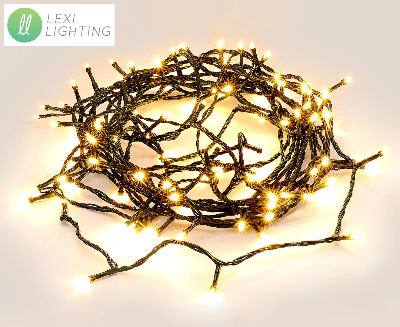 Lexi Lighting 7.9m 100 LED Fairy Light Chain - Warm White