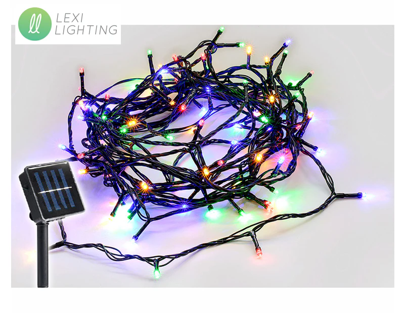 Lexi Lighting 30.3m 420 LED Solar Fairy Light Chain - Multi