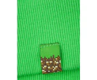 Minecraft Childrens/Boys Creeper Character Hoodie (Pixel Green) - NS336
