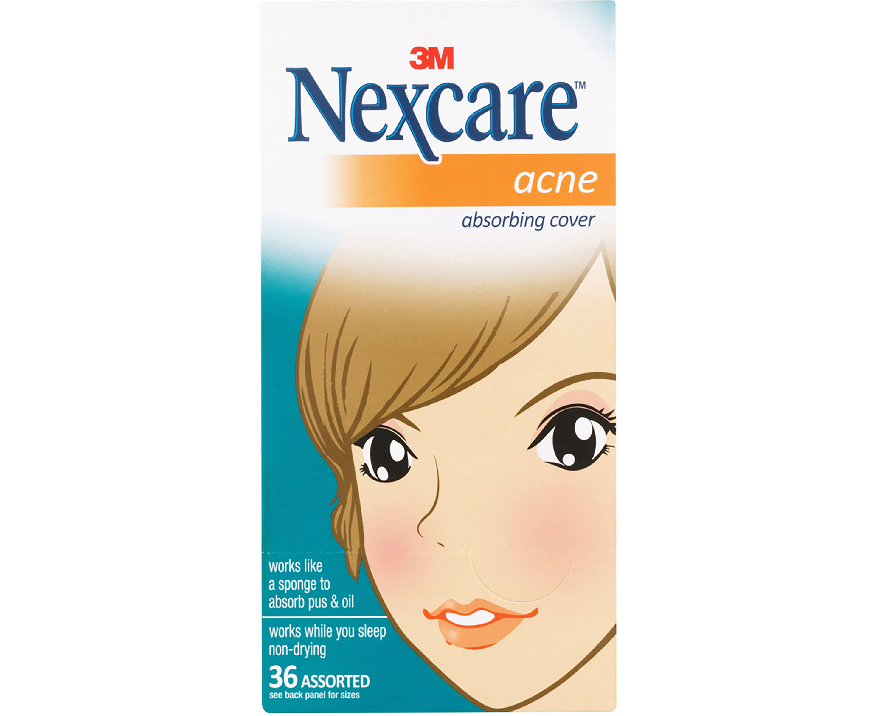 NEXCARE ACNE COVER ASSORTED 36 PACK