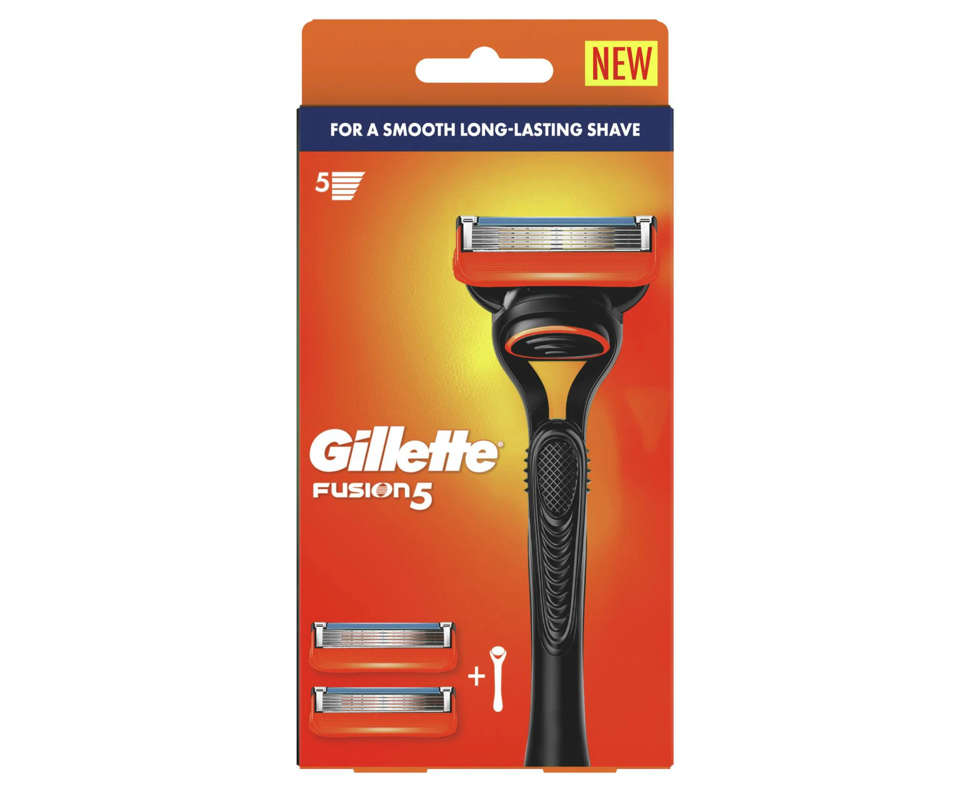 Gillette Fusion Manual Razor + 2 Blade Refills