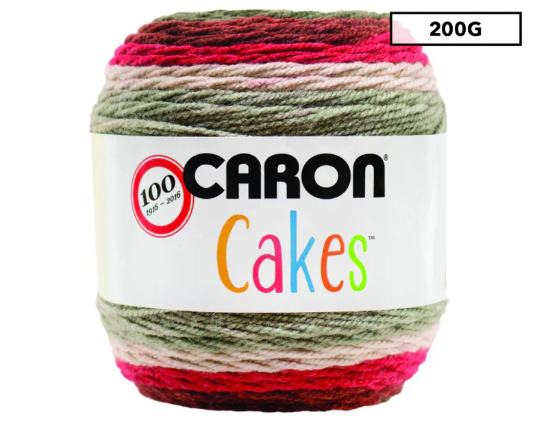 Caron Cakes Knitting Yarn 200g - Red Velvet