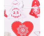 12PCS Christmas Tree Ornaments - Snowflake