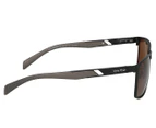Ugly Fish Unisex Flash Polarised Sunglasses - Black/Brown
