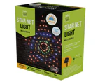 Stockholm Christmas Lights 2x 130 LEDs Solar Star String Net Xmas Outdoor Garden Decor 1.3x1.3M