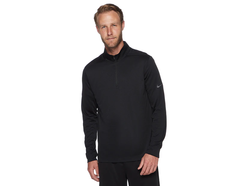 Nike Men's Dry 1/2-Zip Cover-Up Pullover - Black