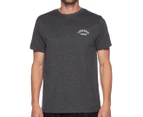 Lonsdale Men's Dalston Tee / T-Shirt / Tshirt - Charcoal Marle