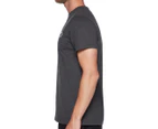 Lonsdale Men's Dalston Tee / T-Shirt / Tshirt - Charcoal Marle