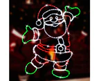 Stockholm Christmas Lights LED Rope Happy Santa Twinkle Effect Decoration