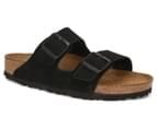Birkenstock Unisex Arizona Soft Footbed Regular Fit Sandals - Black Suede 1