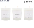 Set of 3 Sunnylife Bondi Scented Candles 84mL