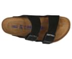 Birkenstock Unisex Arizona Soft Footbed Regular Fit Sandals - Black Suede 4