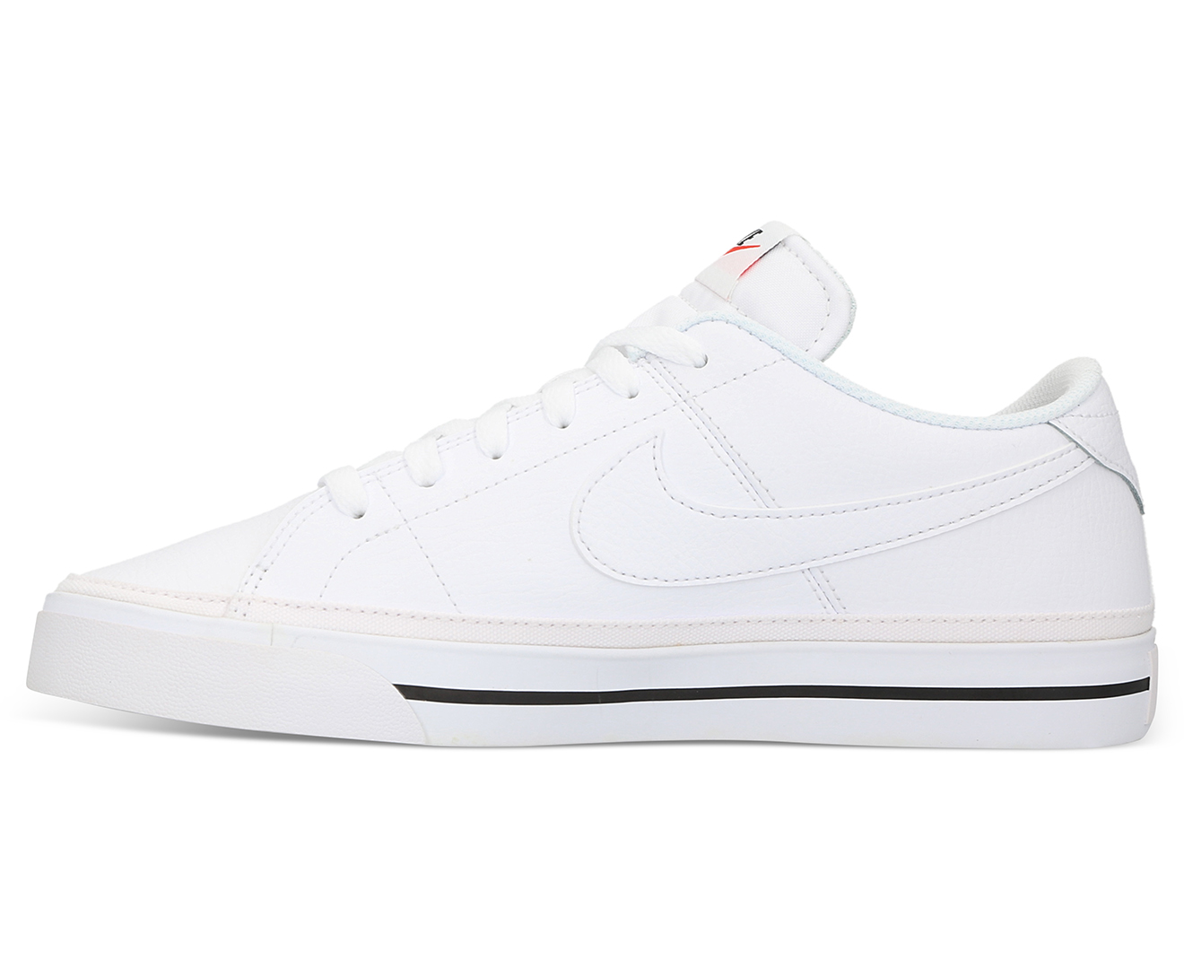 Nike Men's Court Legacy Leather Sneakers - White/Black | Catch.co.nz