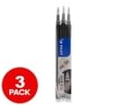 Pilot Black Refill For Frixion Ball & Frixion Ball Clicker Pen 3-Pack 1