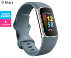 Fitbit Charge 5 Smart Fitness Watch - Blue/Platinum
