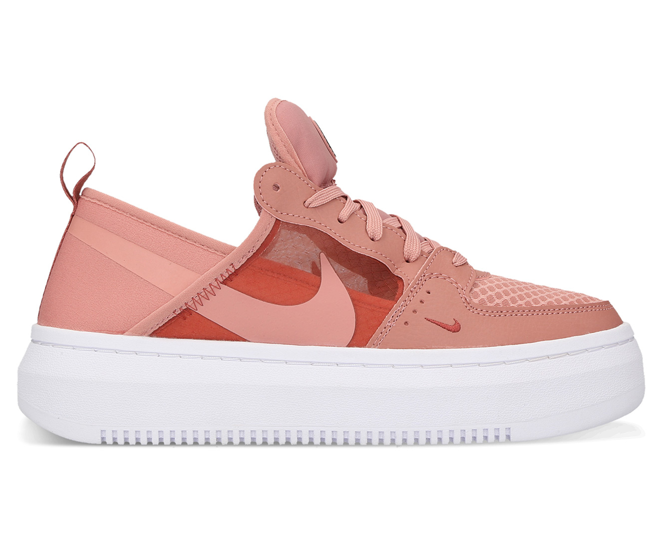 Nike Women #39 s Court Vision Alta TXT Sneakers Rust Pink Catch co nz