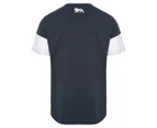 Lonsdale Men's Billiter Tee / T-Shirt / Tshirt - Spliced Navy