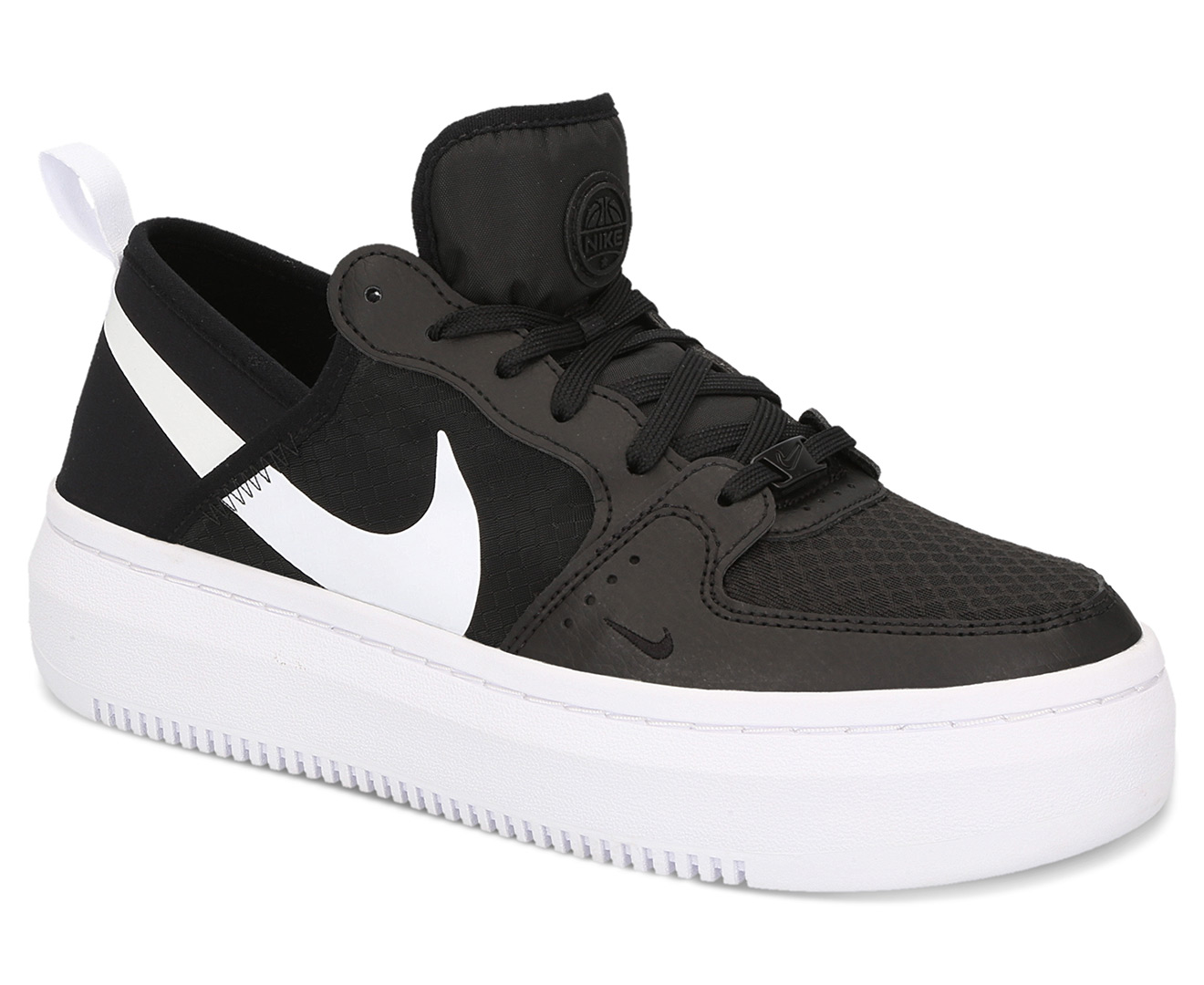Nike Women's Court Vision Alta TXT Sneakers - Black/White | Catch.co.nz