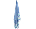 Turkish Towel, Beach Bath Towel, CottonAge Celestine Series, 375g, Denim Blue
