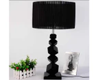 SOGA 4X 55cm Black Table Lamp with Dark Shade LED Desk Lamp