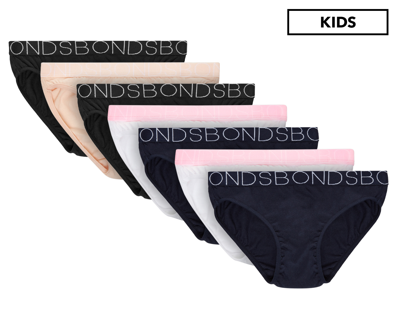 4 Pack Bonds Girls Bikini Briefs