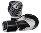 MORGAN AVENTUS LEATHER BOXING GLOVES 10 oz Black