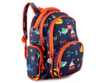 Penny Scallan Anchors Away Large Backpack - Navy Blue