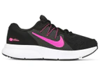 Nike Women's Zoom Span 3 Running Shoes - Black/Fire Pink/Anthracite