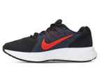Nike Men's Zoom Span 3 Running Shoes - Oil Grey/Chile Red/Blue
