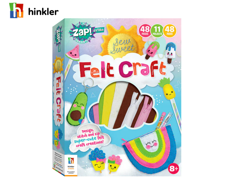 Hinkler Zap! Sew Sweet Felt Felt Craft Activity Kit
