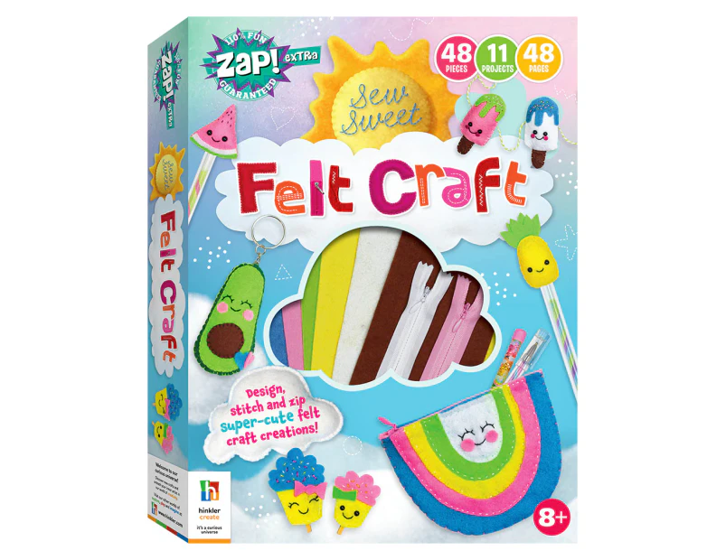 Hinkler Zap! Sew Sweet Felt Craft Activity Kit