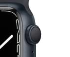 Apple Watch Series 7 (GPS) 41mm Midnight Aluminium Case with Midnight Sport Band 3
