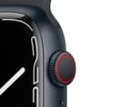 Apple Watch Series 7 (GPS + Cellular) 45mm Midnight Aluminium Case with Midnight Sport Band 3