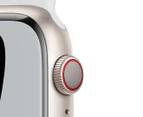 Apple Watch Nike Series 7 (GPS + Cellular) 45mm Starlight Aluminium Case with Pure Platinum/Black Nike Sport Band