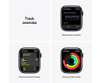 Apple Watch Nike Series 7 (GPS) 45mm Midnight Aluminium Case with Anthracite/Black Nike Sport Band